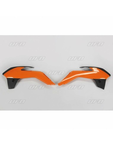 UFO Radiator Covers OEM Color 2013 Orange/Black KTM SX85