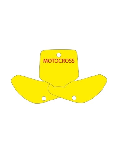 BLACKBIRD Plate Stickers Red KTM EXC