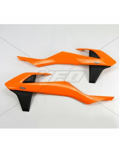 Huse pentru radiatoare UFO Culoare OEM Portocaliu/Negru 2016 KTM