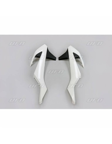 UFO Radiator Covers OEM 2017 White/Black KTM SX/SX-F