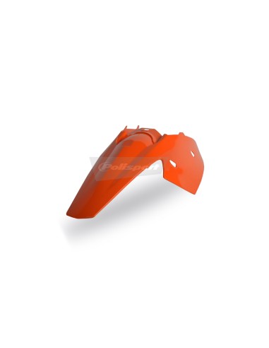 POLISPORT Rear Fender + Integrated Side Panels Orange KTM