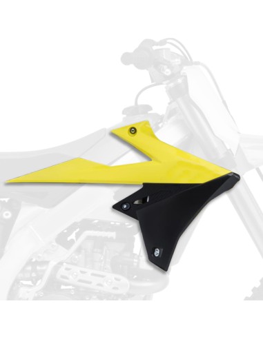 POLISPORT Radiator Covers OEM Color (2018) Yellow/Suzuki RM-Z450