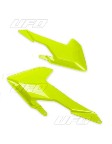 UFO Radiator Covers Neon Yellow Husqvarna TC-FC