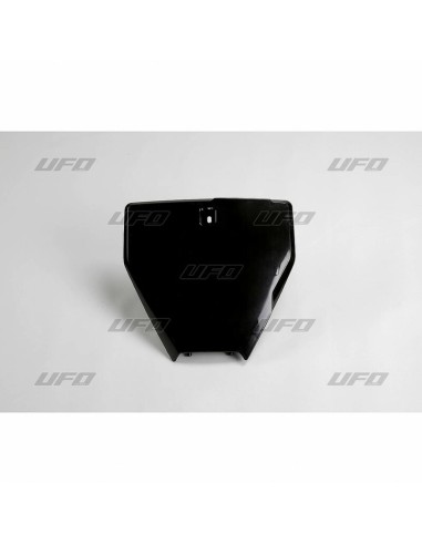 UFO Front Number Plate Black Husqvarna FC