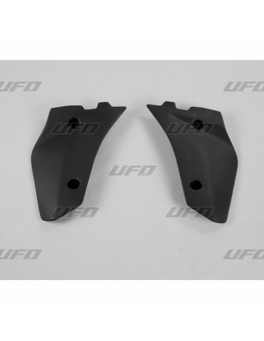 UFO Lower Radiator Covers Black Husqvarna CR250/WR250/300