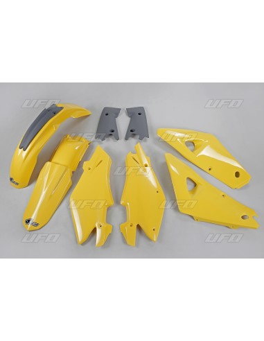 Kit plastic UFO Culoare OEM Galben/Gri Husqvarna CR125/250