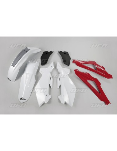 Kit plastic UFO Culoare OEM Alb/Roșu/Gri Husqvarna CR125/CR250