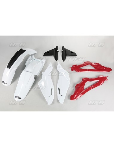 Kit plastic UFO Culoare OEM Alb/Roșu/Gri Husqvarna TC250