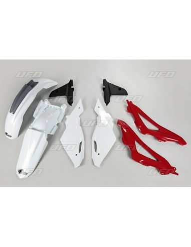 Kit plastic UFO Culoare OEM Alb/Roșu/Gri Husqvarna CR125