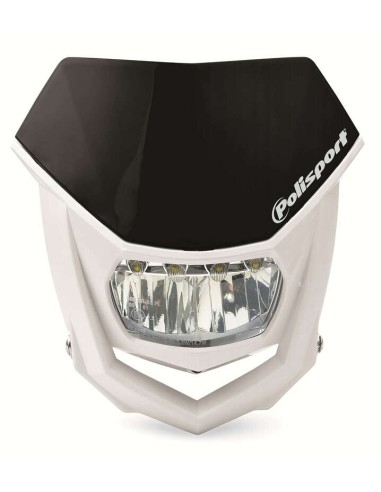 POLISPORT Halo LED Headlight Black/White