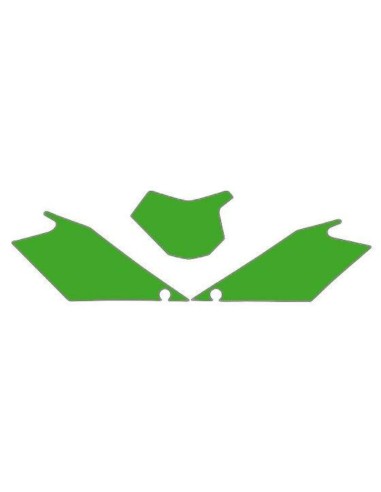 BLACKBIRD Plate Stickers Green Gas Gas EC