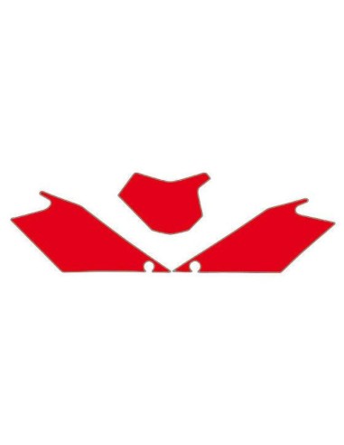 BLACKBIRD Plate Stickers Red Gas Gas EC
