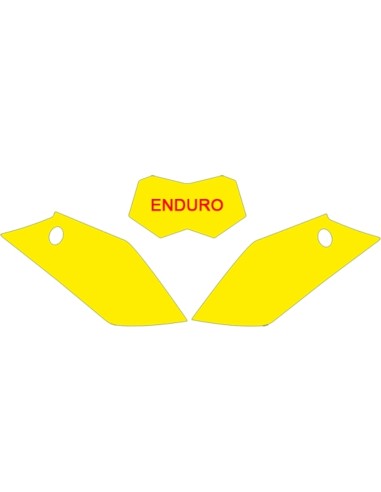 BLACKBIRD Plate Stickers Green Gas Gas