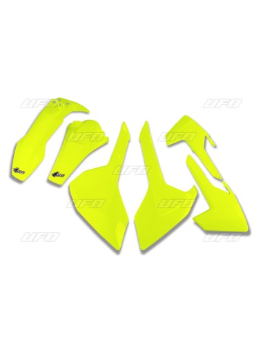 Kit plastic UFO Galben neon Husqvarna