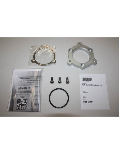 IXIL Hexoval Xtrem Silencer Stainless Steel / Aluminium Black - Kawasaki ZX-6R Ninja - OK7041VSE