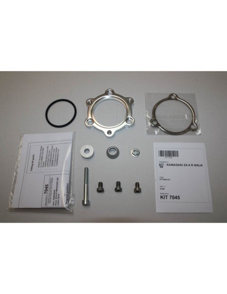 IXIL Hexoval Xtrem Silencer Stainless Steel / Aluminium Black - Kawasaki ZX-6R Ninja - OK7045VSE