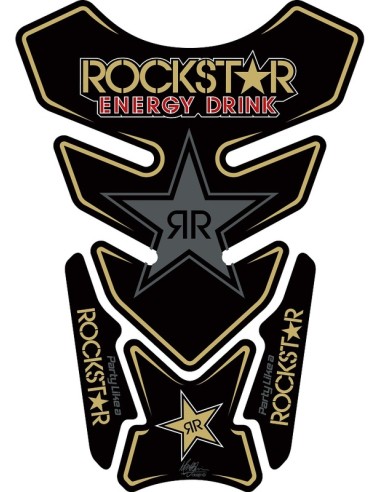 Protectie rezervor MOTOGRAFIX 4 buc Rockstar Energy Black