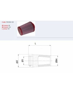 Filtru de aer BMC Conic...