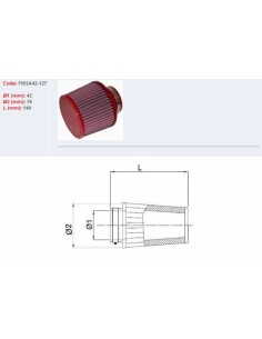 Filtru de aer BMC Conic...