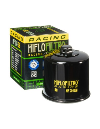 Filtru de ulei HIFLOFILTRO Racing - HF204RC Negru