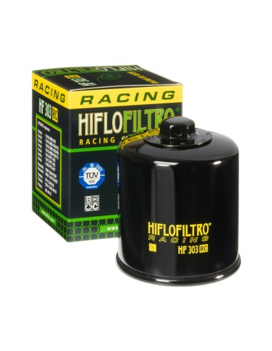 Filtru de ulei HIFLOFILTRO Racing - HF303RC Negru