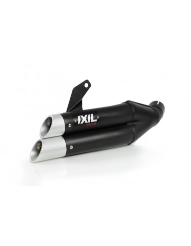 IXIL Hyperlow Full Exhaust System Stainless Steel Black / Aluminium Polished - Yamaha MT-07