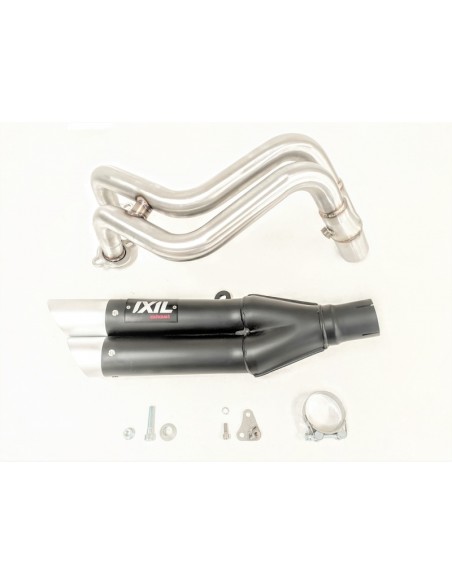 IXIL Hyperlow Full Exhaust System Stainless Steel Black / Aluminium Polished - Yamaha MT-07 - XY9362XB