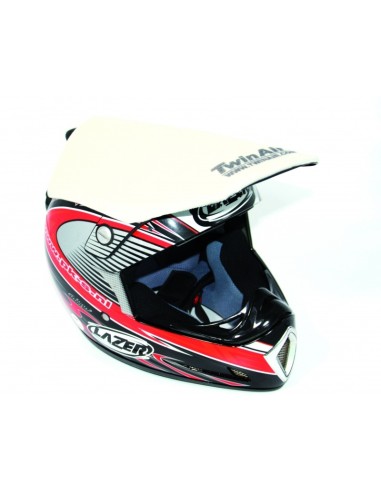 TWIN AIR White Helmet mud deflector