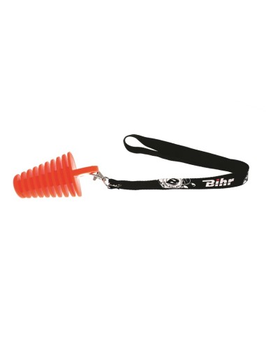 BIHR Exhaust Plug 2 Stroke Orange Ø14 to 37mm