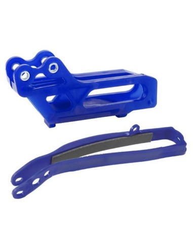 POLISPORT Chain Guide + Slider Kit Blue Yamaha