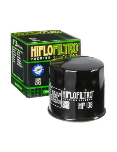 HIFLOFILTRO Oil Filter Glossy Black - HF138