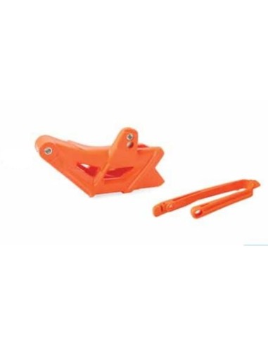 POLISPORT Chain Guide + Slider Kit Orange KTM