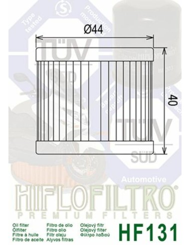 Filtru de ulei HIFLOFILTRO - HF131