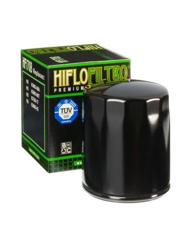 Filtru de ulei HIFLOFILTRO negru lucios - HF170B