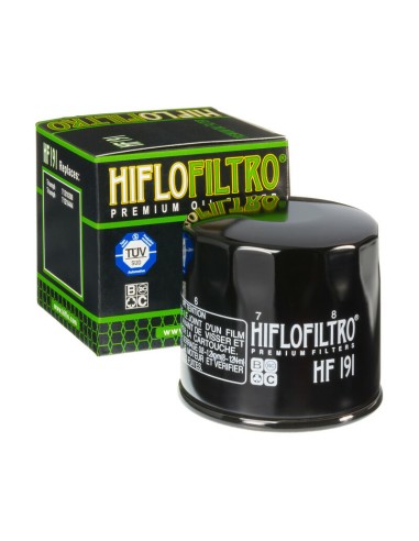 Filtru de ulei HIFLOFILTRO - HF191 Negru