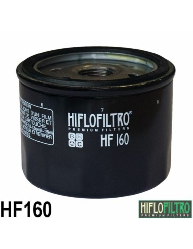 Filtru de ulei HIFLOFILTRO - HF160 Negru