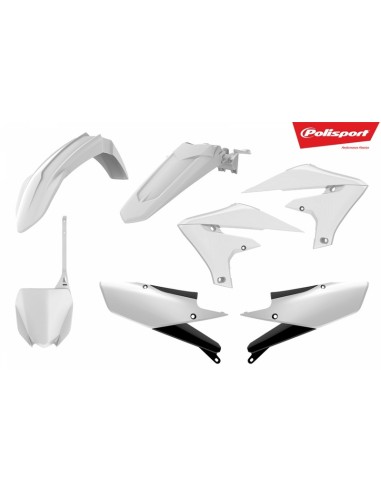 Kit Plastic POLISPORT Alb Yamaha YZ450F