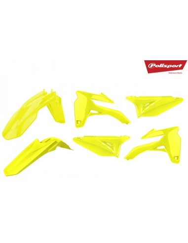 Kit plastic POLISPORT Galben neon Sherco SE-R/SEF-R