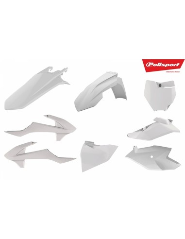Kit Plastic POLISPORT Alb KTM SX85