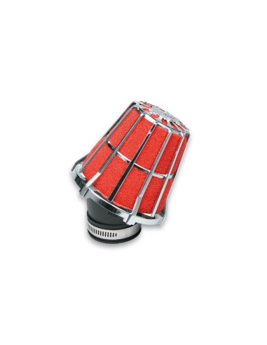Filtru de aer MALOSSI - 04 7593.K0 MALOSSI E5 Ø38mm PHVA/PHBN-specific cu cușcă cromată