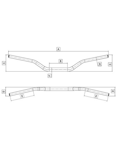 DOMINO Low Bend Handlebar - Ducati...