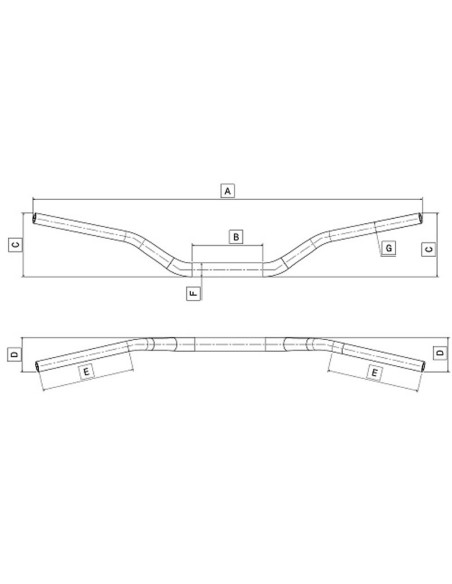 DOMINO Low Bend Handlebar - Ducati Monster