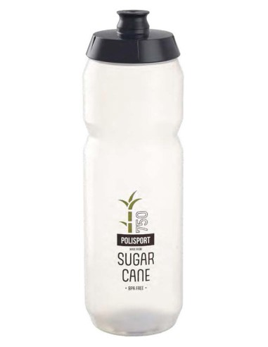 PIOLISPORT Water Bottle Sugar Cane Clear 750ml