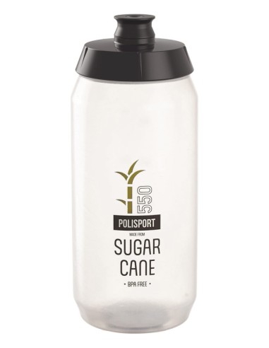 PIOLISPORT Water Bottle Sugar Cane Clear 550ml