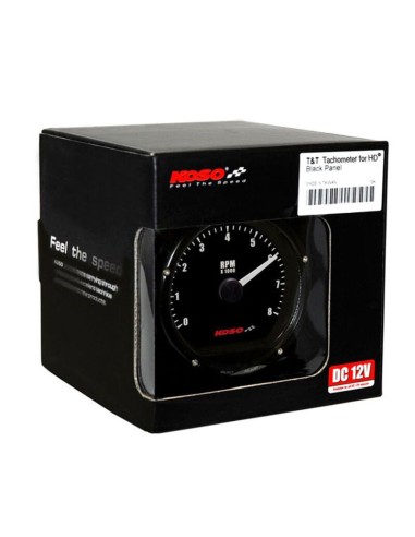Tachometer KOSO Black face 8000 RPM