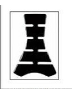 BIHR Tank Pad mare negru