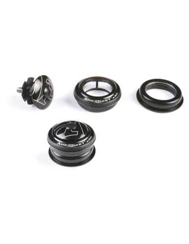 VP COMPONENTS Căști semi-integrate pentru biciclete - Aluminiu Negru Ø28,6x41,4mm