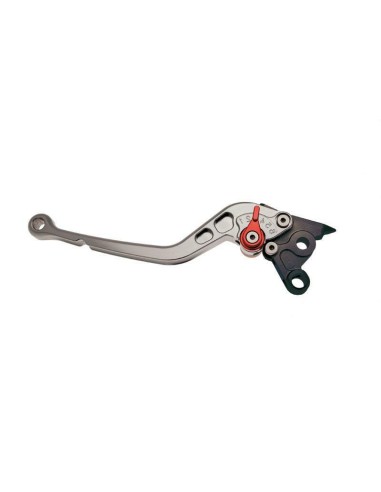 BIHR Clutch Lever CNC Machined Aluminium Silver Anodized Honda