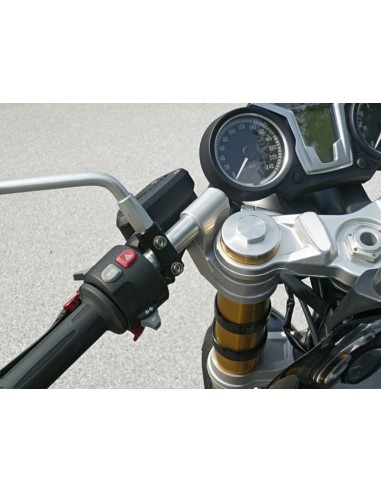 LSL Tour Match LoweRed Clip-On Bars - BMW R1200 Nine T