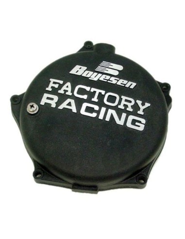 BOYESEN Factory Racing Clutch Cover Black Kawasaki KX250F